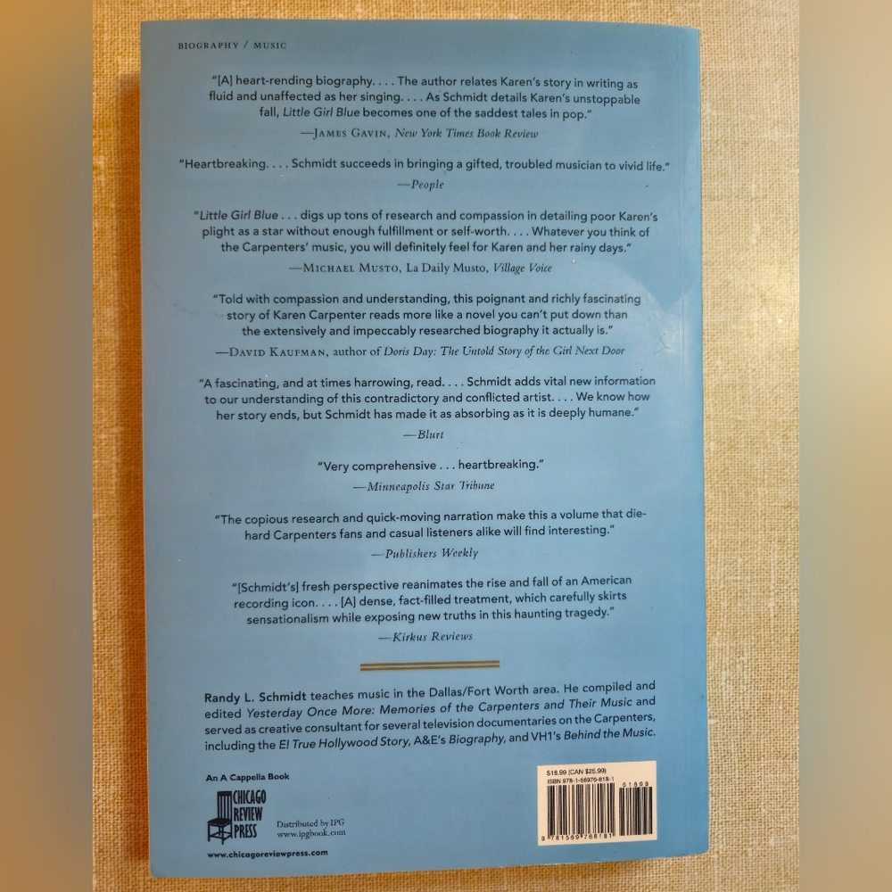 Book Little Girl Blue Randy L Scmidt Paperback - Picture 3 of 5